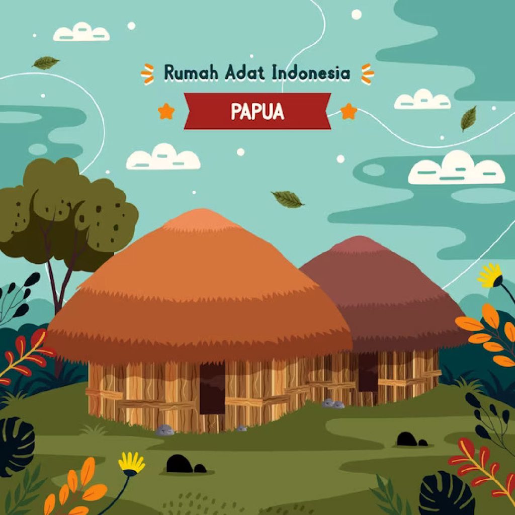 rumah adat papua