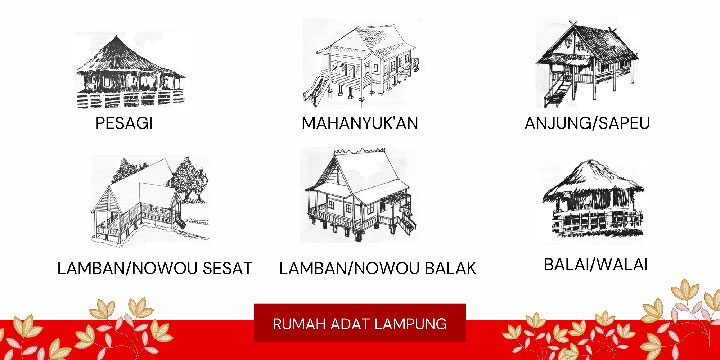 macam-macam rumah adat lampung