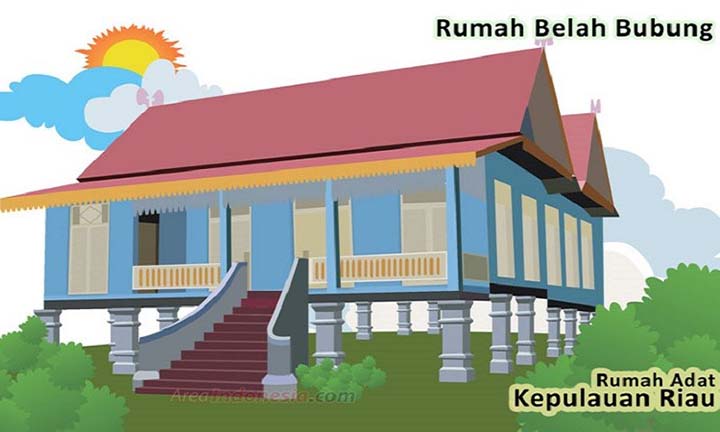 rumah belah bubung riau